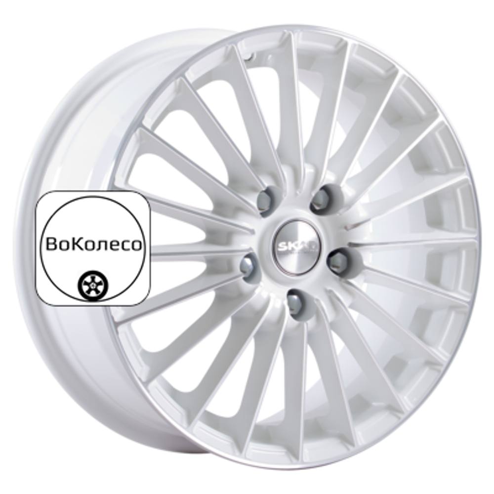 6x15/4x114,3 ET45 D67,1 Веритас (КЛ054) Алмаз белый СКАД