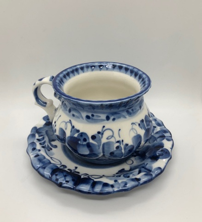 Чайная пара (блюдце и чашка)