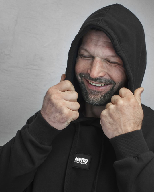Худи MANTO LABEL 25 OVERSIZE чёрная