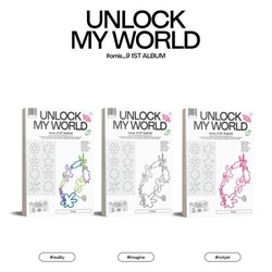 Альбом FROMIS_9 - UNLOCK MY WORLD 1st Album 3 Version SET