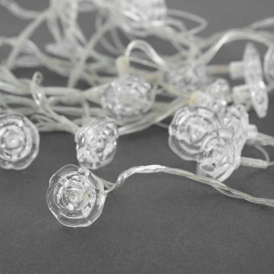 Гирлянда "Нить" 5 м с насадками "Цветочки"