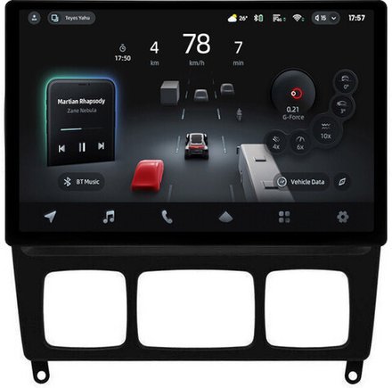 Магнитола для Mercedes-Benz S-класс W220 1998-2005 (рамка черная) - Teyes CC4-PRO монитор 13" 2K QLED на Android 13, Snapdragon 778G, 8+128, AI, CarPlay, DSP, 4G SIM-слот