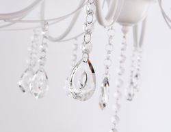 Ambrella Подвесная люстра с абажуром и хрусталем Modern TR4605