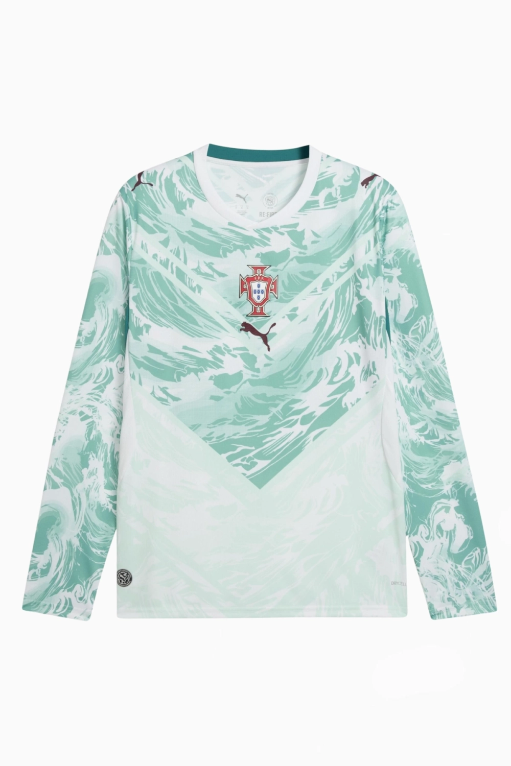 Футболка с длинными рукавами Puma Portugal 2026 Away - бирюзовый
