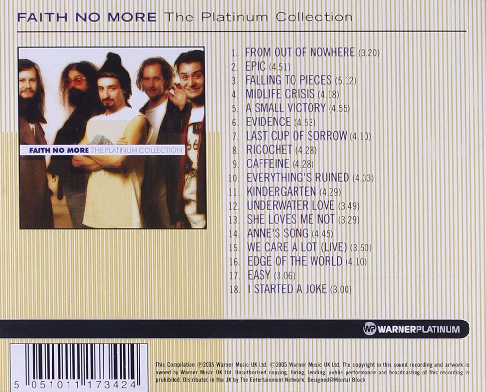 Faith No More / The Platinum Collection (CD)