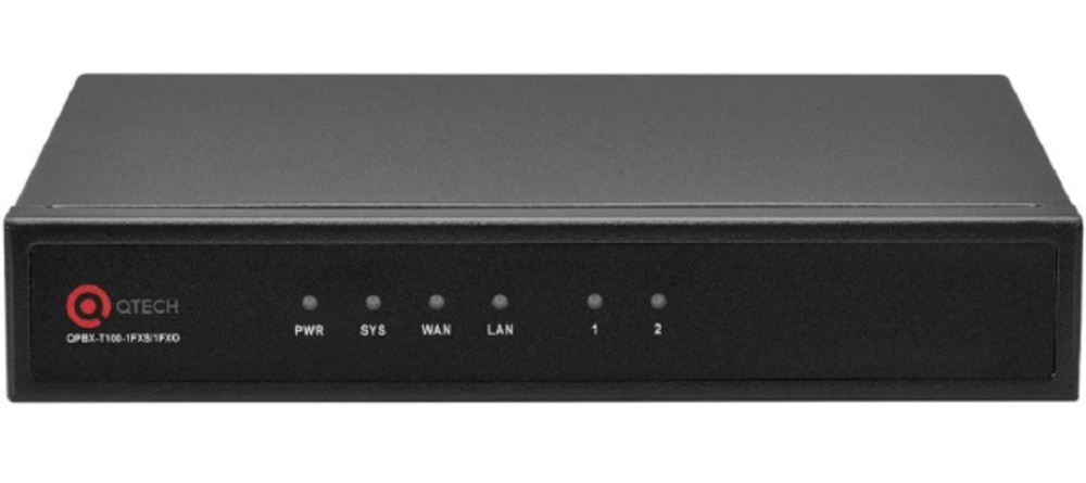АТС IP QTECH QPBX-T100-1FXS/1FXO
