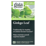 Gaia Herbs, лист гинкго, 60 веганских капсул с фитокапсулами