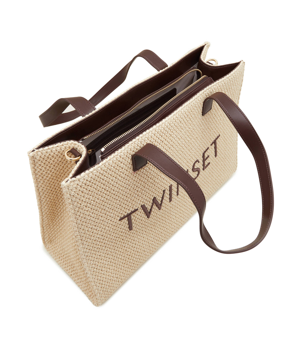 Сумка-шопер TWINSET - бежевый(241TB7022)