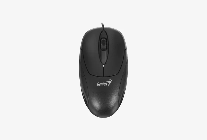 Мышь проводная Genius XScroll V3  черный