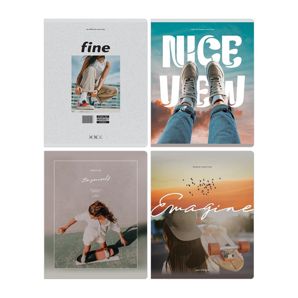 Тетрадь А5 48л. линия &quot;Girl&#39;s club&quot; (BG)