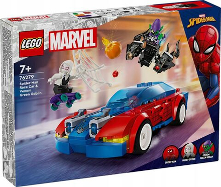 Конструктор LEGO Marvel Super Heroes - Человек-паук и зеленый гоблин-гонщик - Лего Марвел Человек-паук 76279
