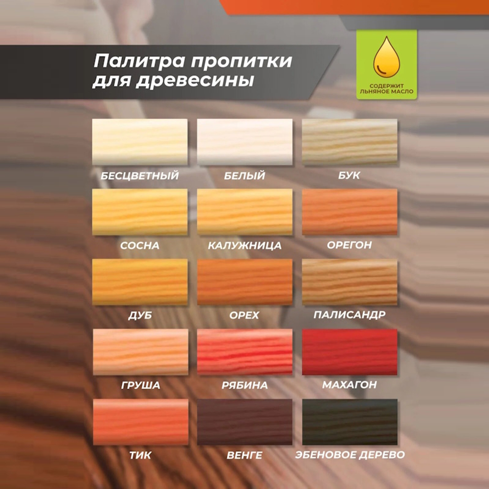 Пропитка д/древесины JUBIN LASUR UV Premium  №21  серый   2,5л