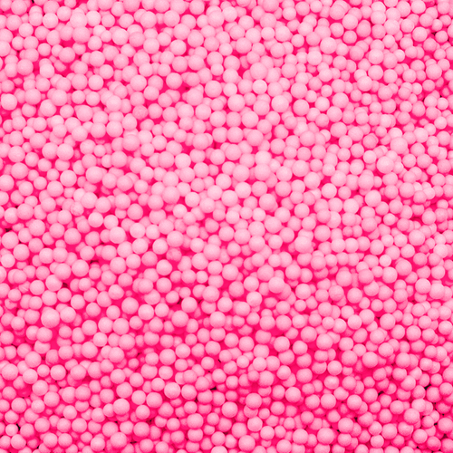 Шарики пенопласт розовый 2-4 мм ВВ