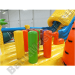 Коммерческий надувной батут "Слоник со скалодромом 2"