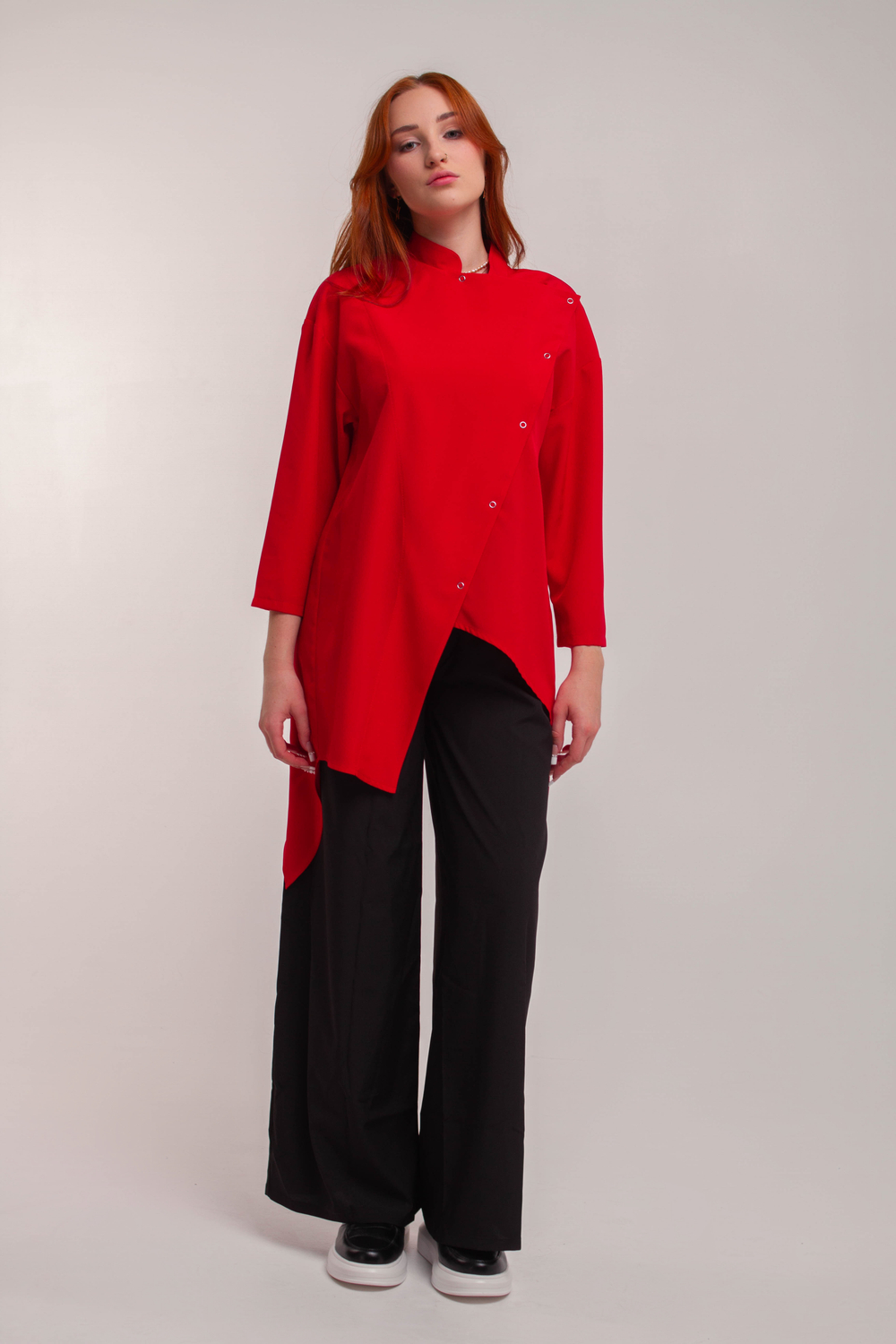 РУБАШКА-КИТЕЛЬ 23X. PROF красная