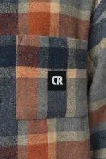 Рубашка Codered Harbor Wide Серый/Нэви/Рыжий/Бежевый Светлый