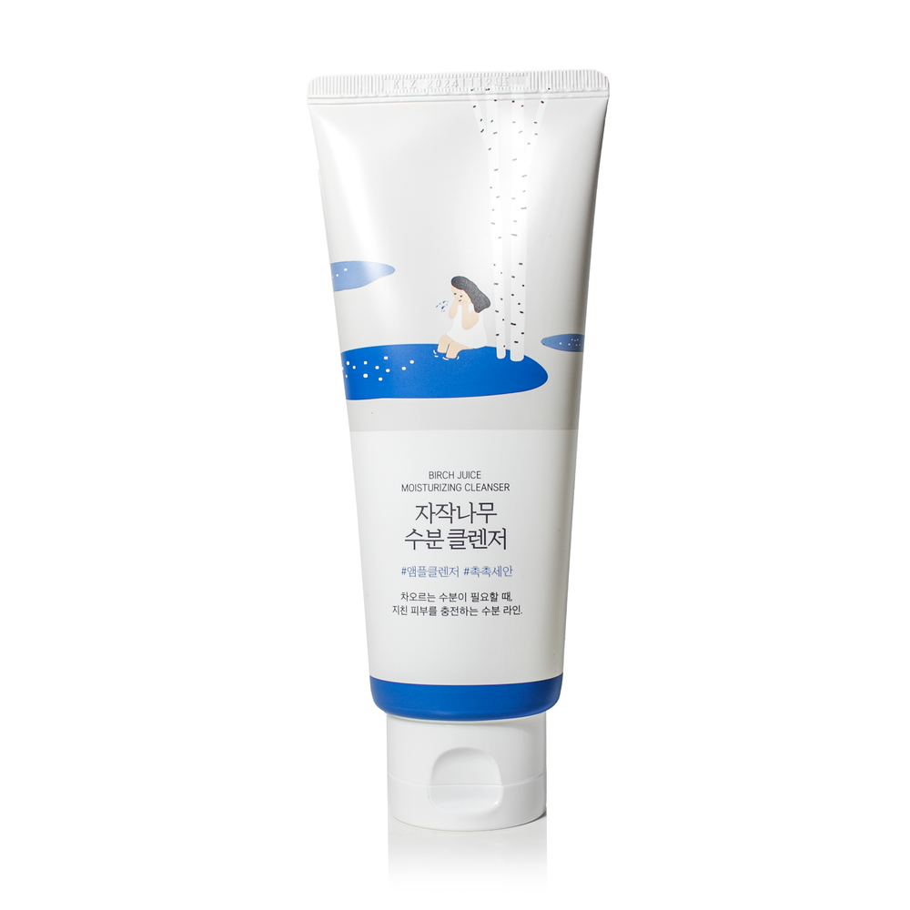 ROUNDLAB Birch Juice Moisturizing Cleanser 150ml,Очищающая пенка для лица с березовым соком 150 мл
