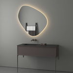 Зеркало Evoform с LED-подсветкой 28 W 100х100 см Без выключателя Теплый белый свет