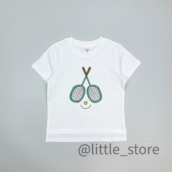 Футболка "Теннис" хлопковая, Белая