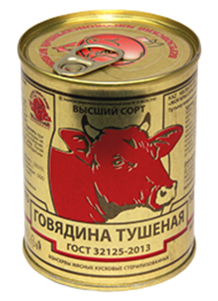 Говядина тушеная высшего сорта 338г. Березовский МК