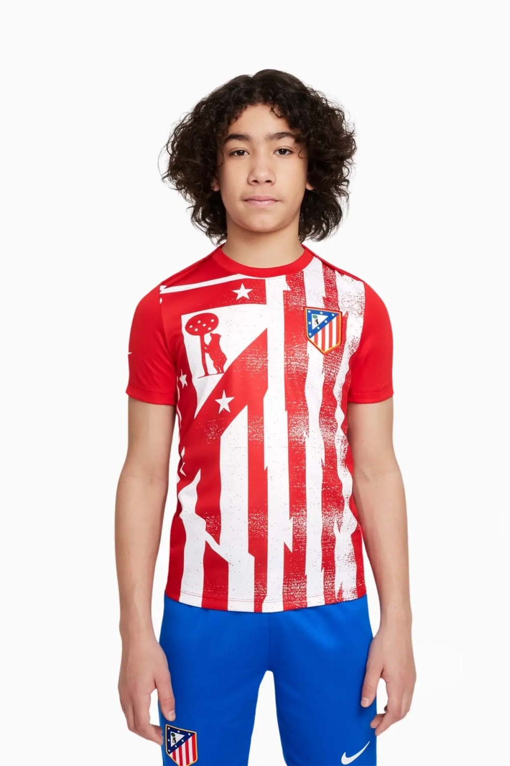 Футболка Nike Atlético Madrid 25/26 Academy Pro Junior - красный