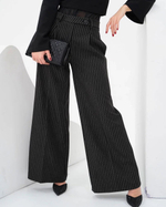 брюки в полоску