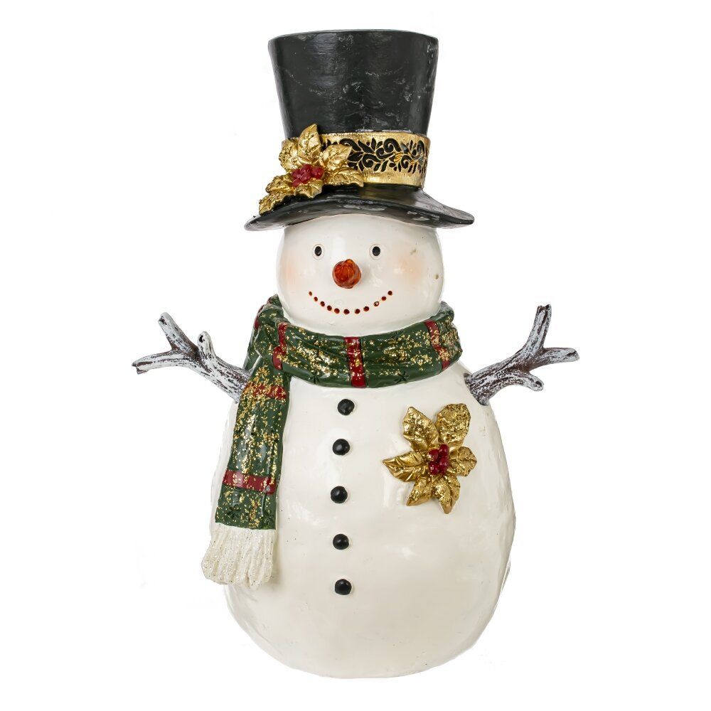 GAEM Фигурка декоративная "Снеговик", L18 W13 H25,5 см