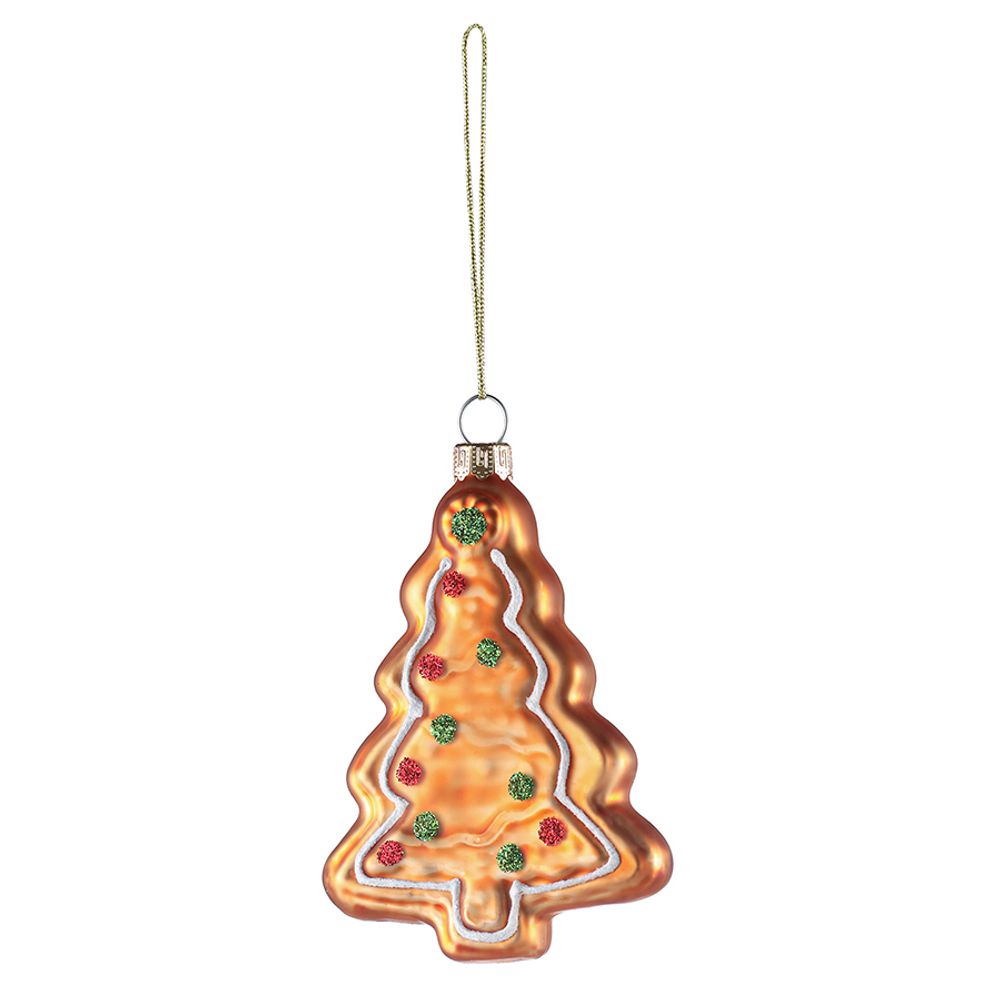 Набор ёлочных украшений Ginger celebration из коллекции New Year Essential, 4 шт.