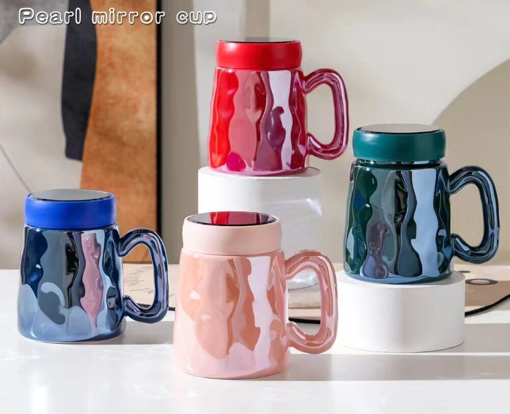 GAEM Кружка с крышкой, 350 мл, L13 W9 H11,5 см, 4в.