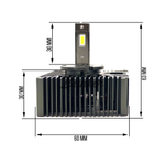 Светодиодные автомобильные LED лампы HID TO LED D5S 6000К 12V