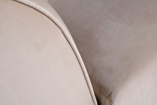 102AN-20493 Диван Lucerne трехместный велюр бежевый 230*86*75см