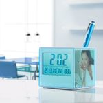 Подставка для ручек с часами