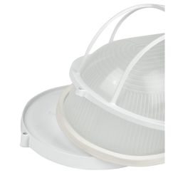 Светильник ЭРА НБП 04-100-002 Акватермо алюминий стекло решетка IP54 E27 max 100Вт 280х160 | Светильники ЖКХ РБ