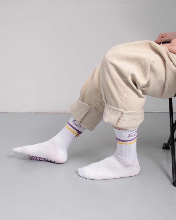 Носки Stripes Белые - фото 3