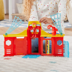 Hasbro Спайди и супер приятели - Башня Железного человека + фигурка действия F9351 / артикул   F8842 F9351  / GTIN 5010996197603