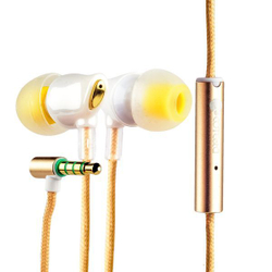 Наушники COTEetCI Earphone EH-02-CERAMICS CS3011-GD Золотистые