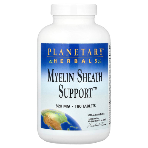 Planetary Herbals, Myelin Sheath Support ™, 180 таблеток