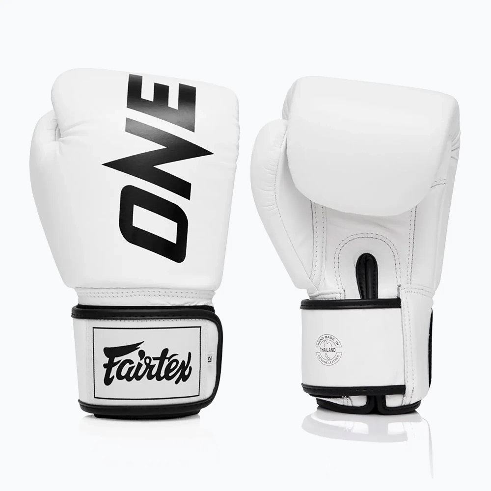 Боксёрские перчатки Fairtex ONE X Fairtex Boxing white