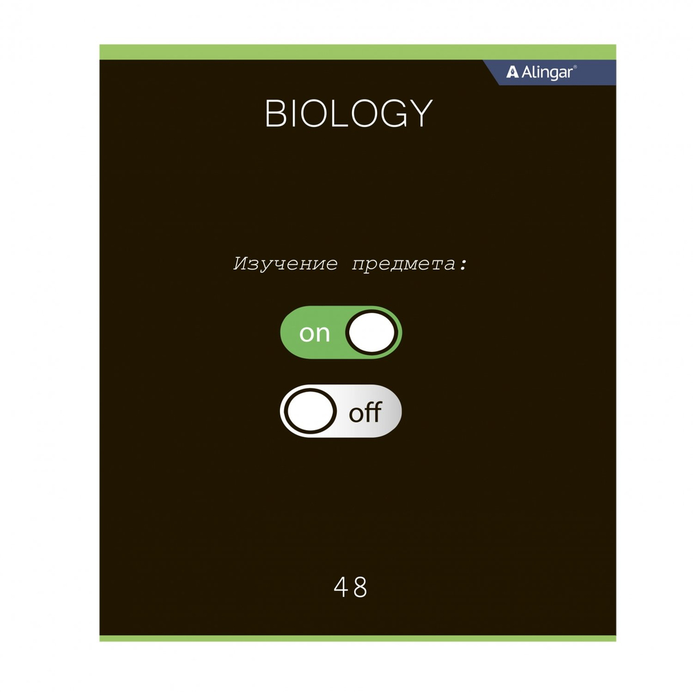 Комплект предметных тетрадей А5 48л., 12 предм., со справочным материалом, скрепка, мелованный картон (стандарт), блок офсет, Alingar "Loading"