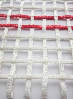 Сетка для батута соревновательная "ЗВЕЗДА" - плетеная прошитая тесьма (4х4мм)