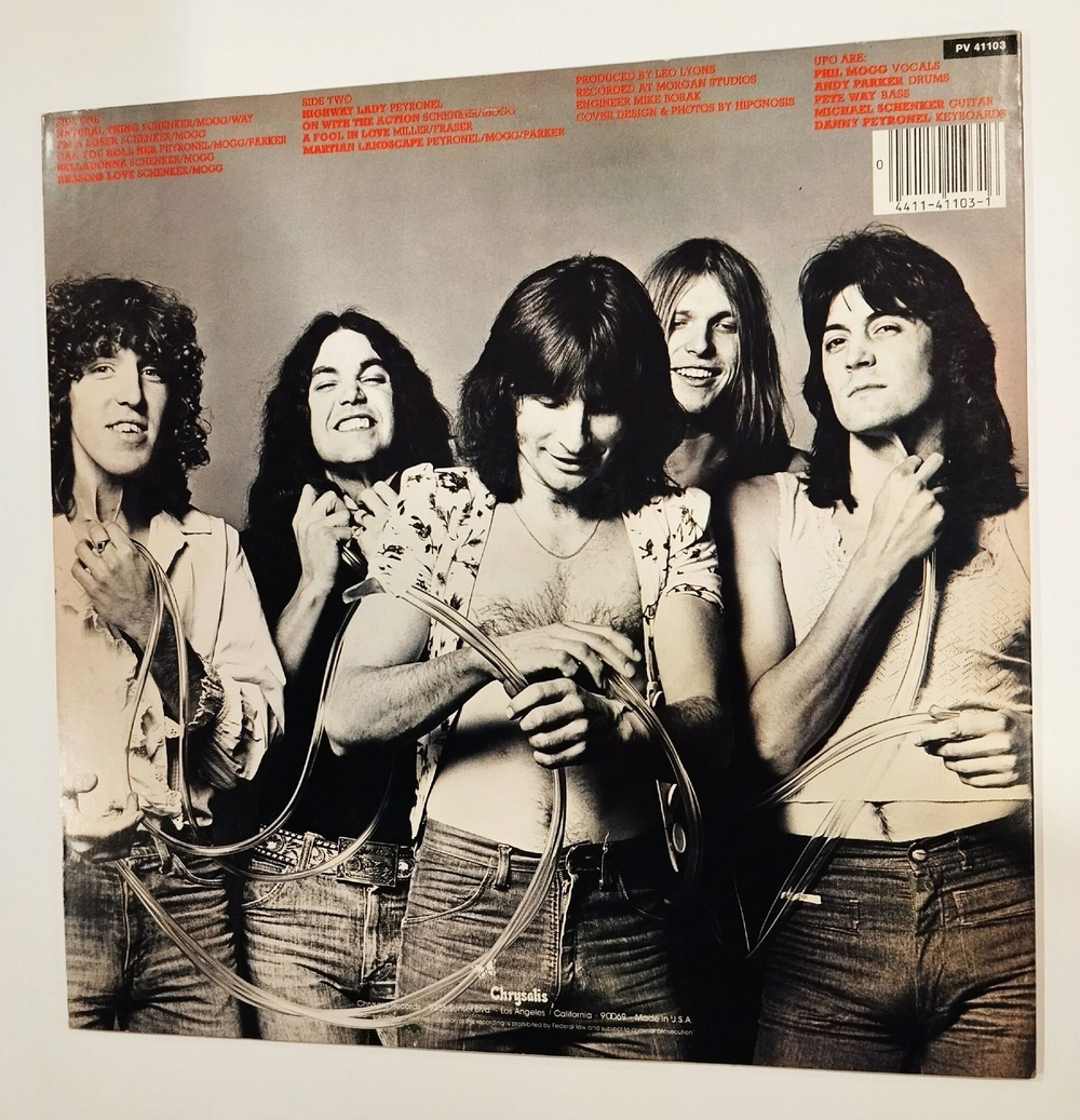 Винтажная виниловая пластинка LP UFO No Heavy Petting (USA 1983)
