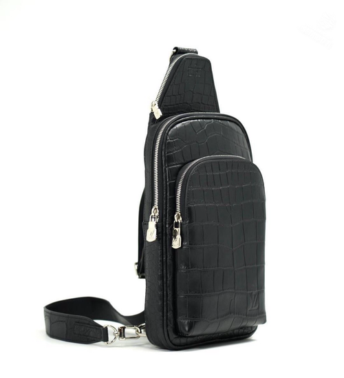 Сумка-слинг Louis Vuitton Avenue из кожи крокодила