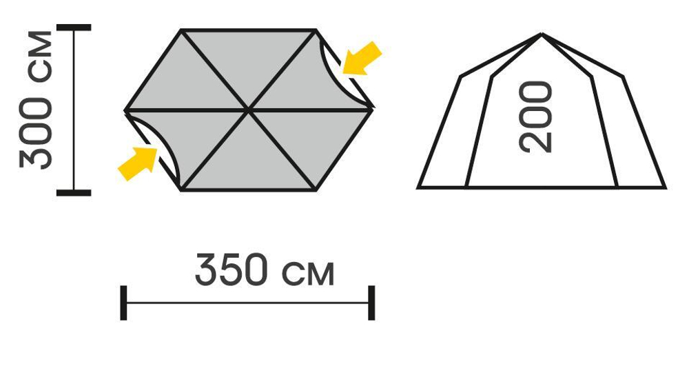 ARBOUR auto шатёр Talberg (зеленый)