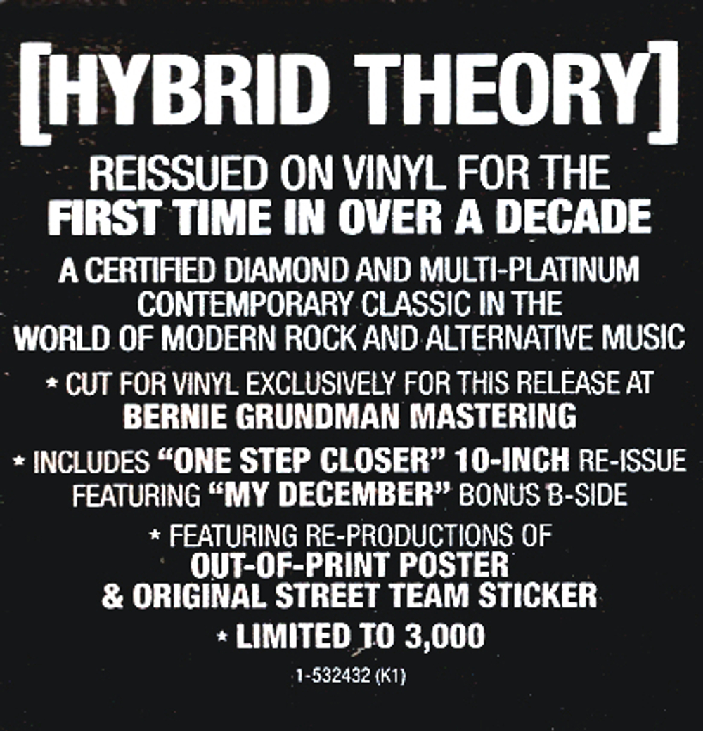 Linkin Park / Hybrid Theory (LP+10" Vinyl Single)