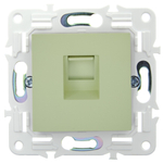 SKANDY Розетка компьютерная RJ45 кат.5E SK-K01G мятный IEK