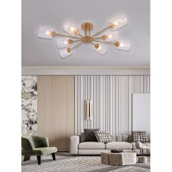 Люстра Rivoli Gill 9188-308 8хЕ27 60 Вт модерн | Лайт