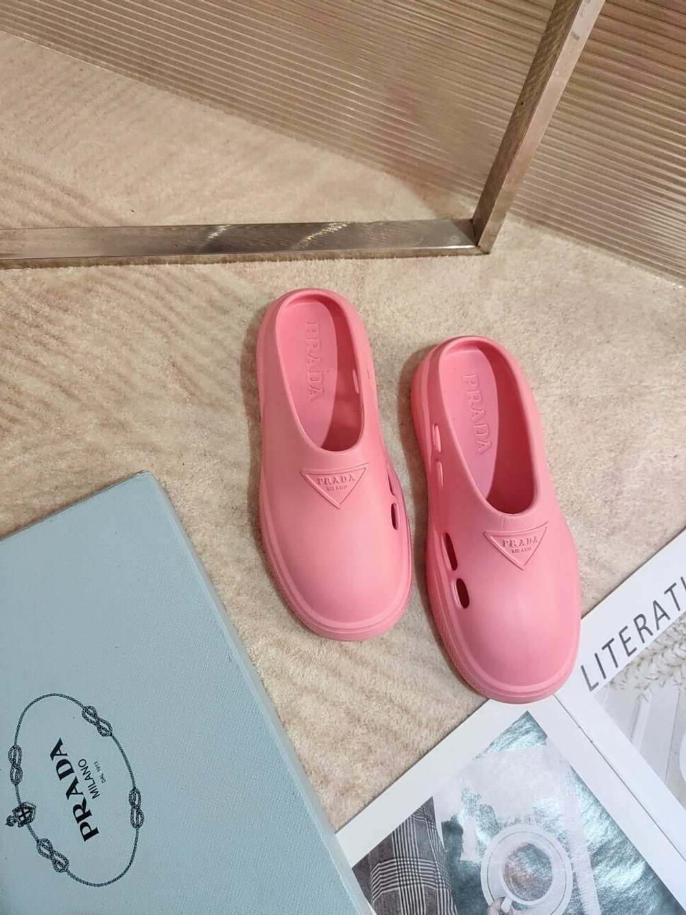 Prada Foam Rubber Mules