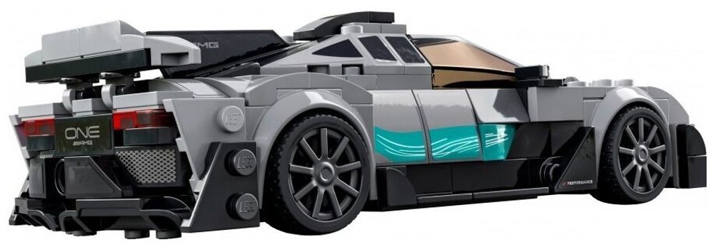 Конструктор LEGO Speed Champions 76909 Mercedes-AMG F1 W12 E Performance и Mercedes-AMG Project One