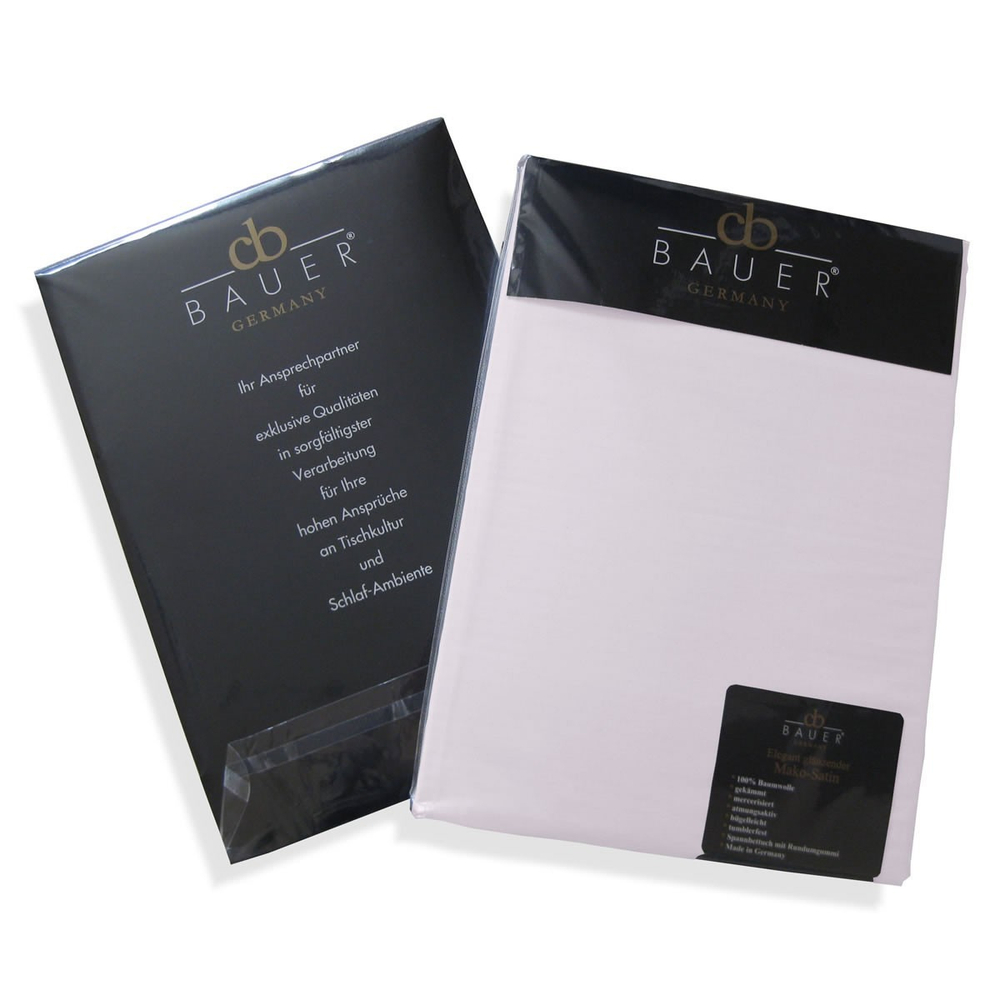 Простыня прямая 220x270 Curt Bauer Uni Mako Satin 3535 серая