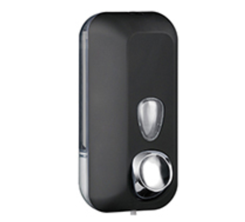 Диспенсер для мыла с кнопкой 500 мл. ABS BLACK 03012.N чёрный